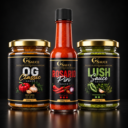The G Sauce Trio with OG Classic, Lush Sauce and Rosario Piri
